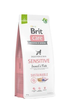 Brit Care Sustainable Sensitive Insect & Fish 12kg - Hundefutter Insekten