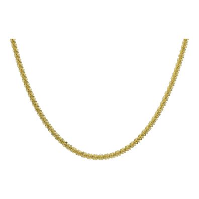 Halskette Silber 925 goldplattiert Criss Cross JuwelmaLux JL48-05-0179
