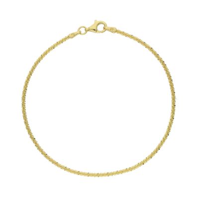 Armband Damen Silber 925 goldplattiert Criss Cross JuwelmaLux JL48-03-0182