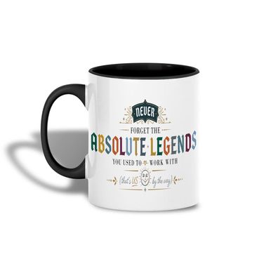 Tasse „Never Forget The Absolute Legends“ Abschiedsgeschenk Kollegen Jobwechsel
