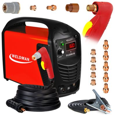Weldman PLASMA 60 Plasmaschneider 400V 20-60A Cutting bis 25mm Schneidleistung