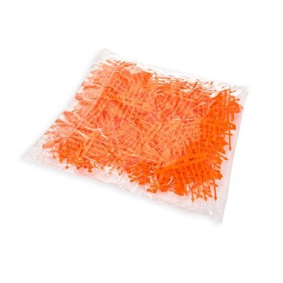 Verbissschutzklemme "Schwarzwald" 100 Stück orange Kunststoff