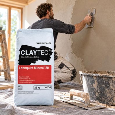 ClayTec Lehmputz Mineral 20 25kg