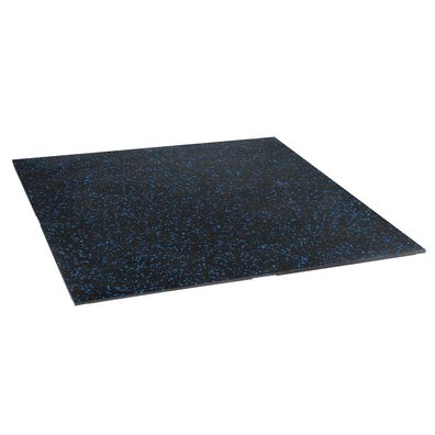 Gummiboden POS15 Bodenschutzmatte 100x100 cm 15 mm schwarz blau Zweite Wahl