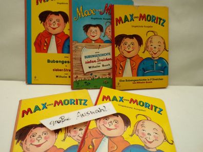 Wilhelm Busch Max & Moritz Pestalozzi 4085 6619803 6620103 663803 Pappbilderbuch