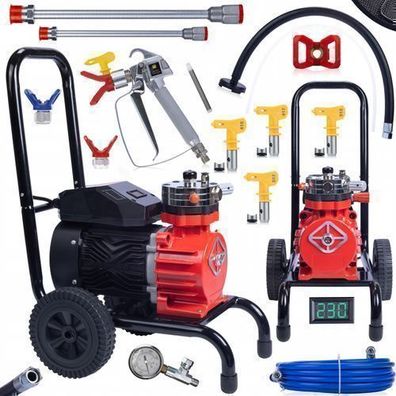 Rosfix Farbspritzgerät Strong Storm RSS05 – 3500W 22MPa 18L/min Set
