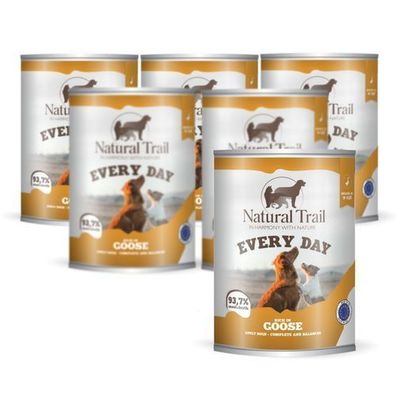 6 * Natural TRAIL EVERY DAY Hund 800 g Gans