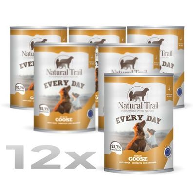 12 * Natural TRAIL EVERY DAY Hund 800 g Gans