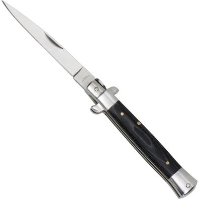 Haller Small Stiletto Taschenmesser, Micarta, Backlock