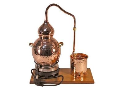 CopperGarden®" 2 Liter Tischdestille Alembik | Elektrisch