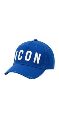 Dsquared2 ICON Baseball Cap Baumwolle Blau