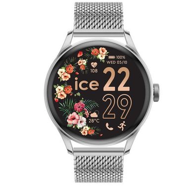 Uhr - ICE smart 2.0 - Silber Milaneseband rund