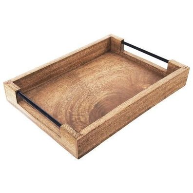 Serviertablett aus Holz, MANGO, 35,5 x 25,5 x 5,5 cm
