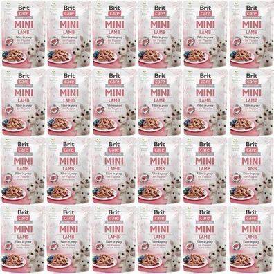 BRIT Care Mini Puppy Lamm - Nassfutter für Hunde - 24 x 85 g