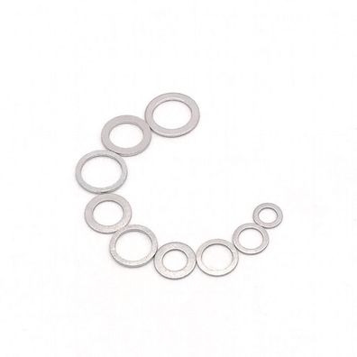 Aluminium Dichtringe DIN 7603 Form A M4-M20 Ölablass Dichtung Flachdichtung AL