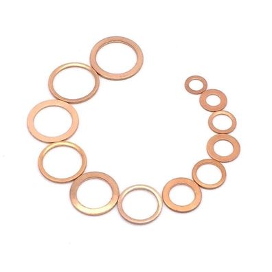 Kupfer Dichtringe DIN 7603 Form A M4-M20 Ölablass Dichtung Flachdichtung CU