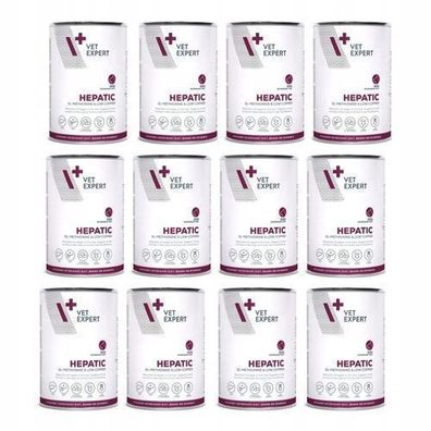 Vet Expert Leber-Nassfutter für Hunde mit Huhn, 12 x 400 g