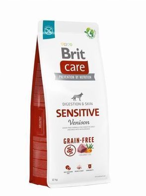 Brit Care Grain-Free Sensitive Venison 12kg - Hundefutter Hirschen & Kartoffel