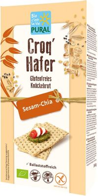 6x Pural Croq'Hafer Sesam Chia 160g