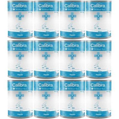 Calibra Veterinary Diet Hunde-Nassfutter für Lebererkrankungen, 12 x 400 g