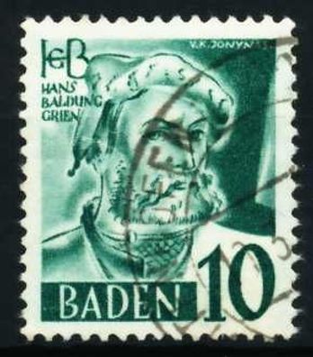 FZ BADEN 3. Ausgabe Spezialisiert Nr 33yI gestempelt X602BE6