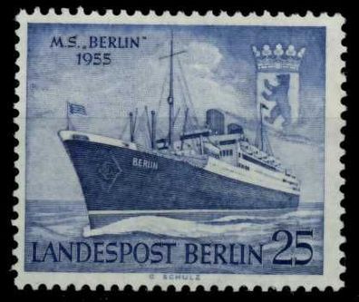 BERLIN 1955 Nr 127 postfrisch X79D7D6