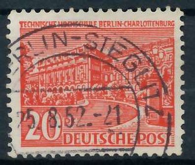 BERLIN Abarten Nr 49I gestempelt X9204D2