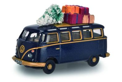 Schuco 452663900 MHI VW T1 Samba Weihnachten blau/gold 1: 1:87