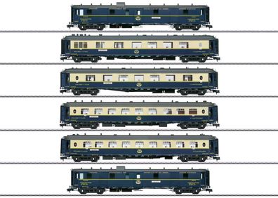 Maerklin 58000 Pullmanwagen-Set Edelweiss 6-tlg. mfx/DC Spur 1