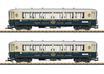 LGB 36661 Salonwagen-Set Golden Pass MO Spur 2m