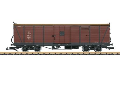 LGB 43604 Gedeckter Güterwagen GGw K. Säch. Sts.E.B Spur 2m