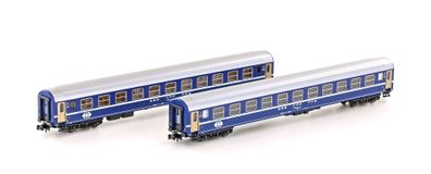 Kato Lemke K23009 2er Set RIC Liegewagen Bcm SBB, Ep. IV Spur N