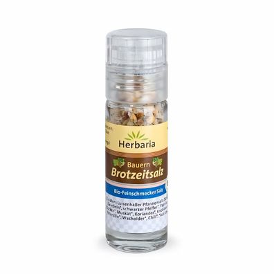Herbaria Bauern Brotzeitsalz Mini-Mühle Bio (1 x 19 g)
