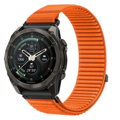 Armband Tech-Protect NylonLoop für Garmin Fenix 5X/6X/7X/8/9 51 mm Nylon orange