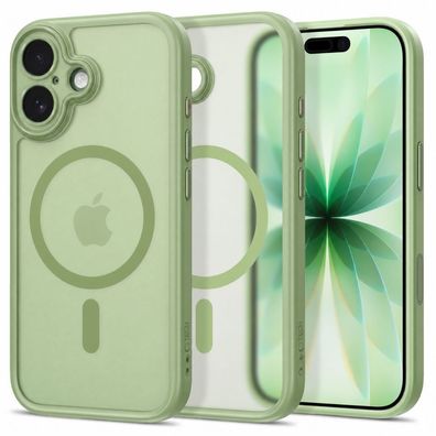 Schutzhülle Tech-Protect MagPeak MagSafe CC für iPhone 17 matt grün TPU/PC