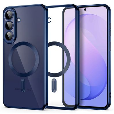 Handyhülle Tech-Protect MagFlex für Samsung Galaxy S26 FE MagSafe transparent blau