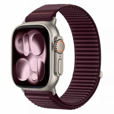Armband Tech-Protect NylonLoop für Apple Watch 44/45/46/49 mm Nylon Bordeaux