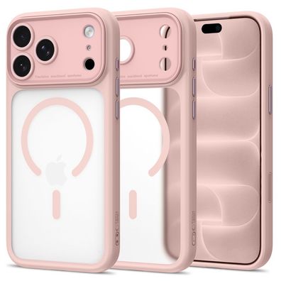 Handyhülle Tech-Protect MagPeak MagSafe CC iPhone 17/18 Pro Max rosa matt