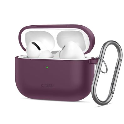 Schutzhülle Tech-Protect Silicone Hook für Apple AirPods 3, Silikon, mit Karabiner