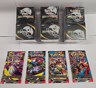 Pokemon " MEGA Entwicklung" 18er Booster Display Deutsch OVP Sealed