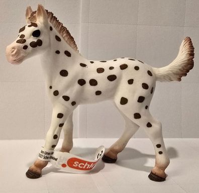Schleich 2025 - Horse Club - Knabstrupper Fohlen - NEU mit Fähnchen 17130