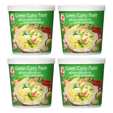 4 x COCK Green Curry Paste 400g Dose
