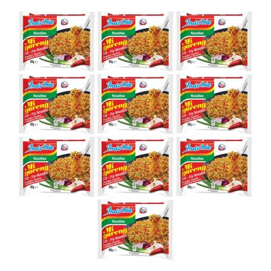 10 x Indomie Instant Nudeln Mi Goreng 80g
