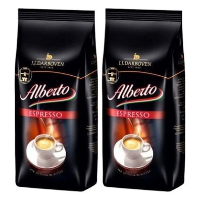 2 x Alberto Espresso ganze Bohnen 1000g
