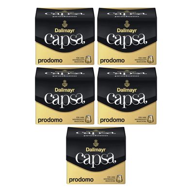 5 x Dallmayr CAPSA Lungo Prodomo 10 Caps