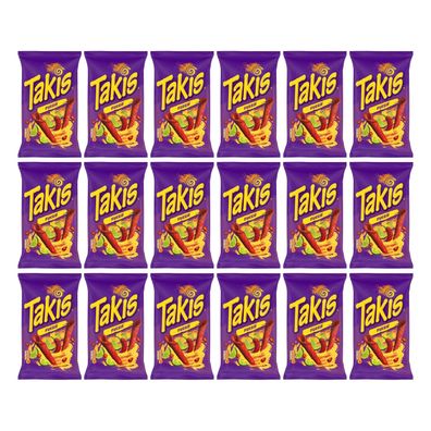 18 x TAKIS FUEGO Mais Snack 100g