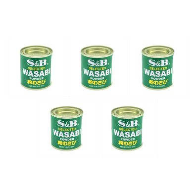 5 x S&B Wasabi Powder 30g