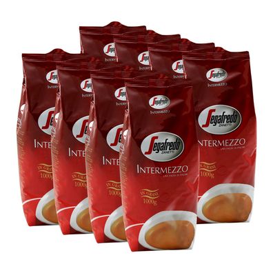 8 x Segafredo Intermezzo ganze Bohnen 1000g