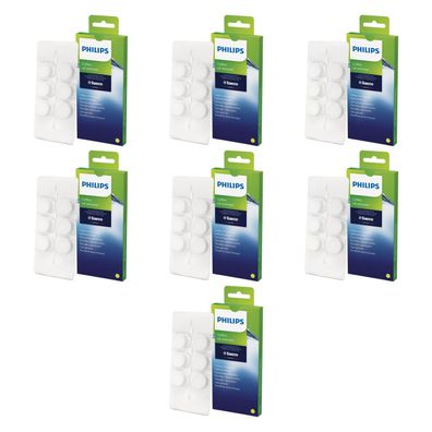 7 x Philips SAECO CA6704 Kaffeefettlöser 6 Tabletten