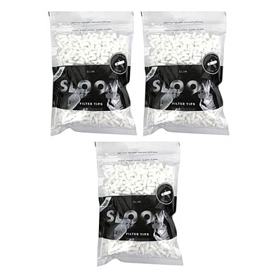 3 x Sloow Filter Tips 6mm - 1000Stk